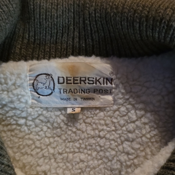 Deerskin Olive Green Ribbed Men's Jacket - Picture 2 of 4